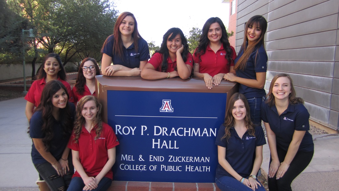 Ambassadors in Front of Drachman Hall