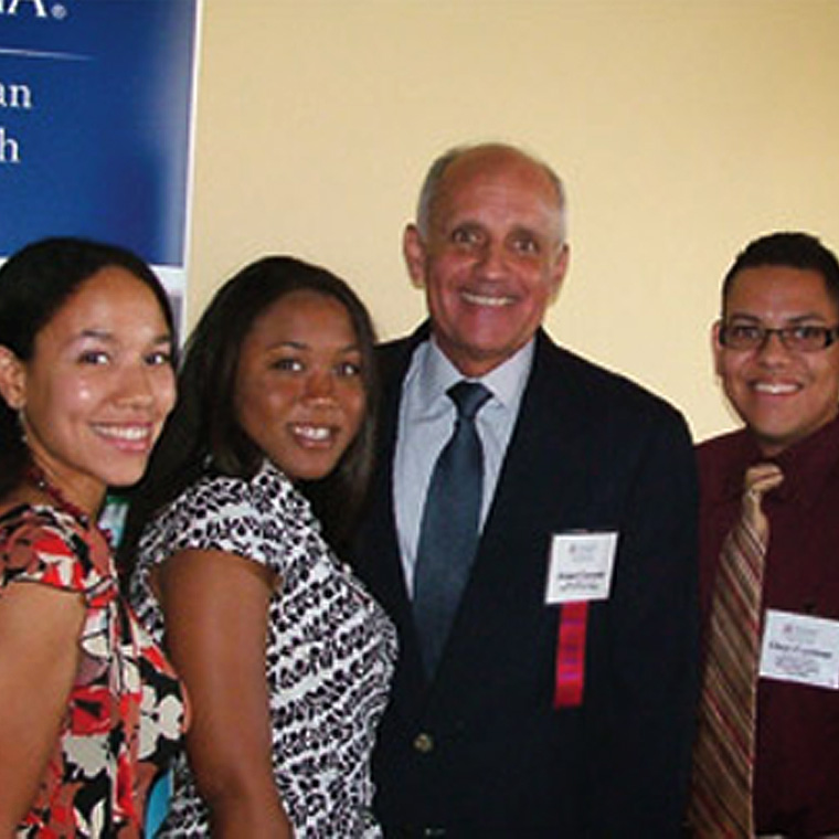 Students with Richard Carmona