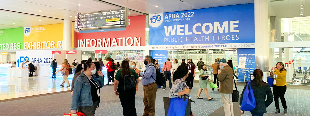 Main lobby at APHA Conference