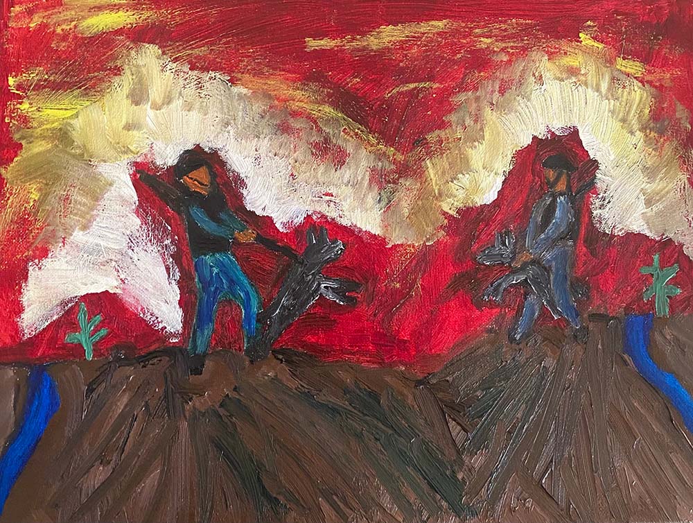 Painting by Ryan Sitton